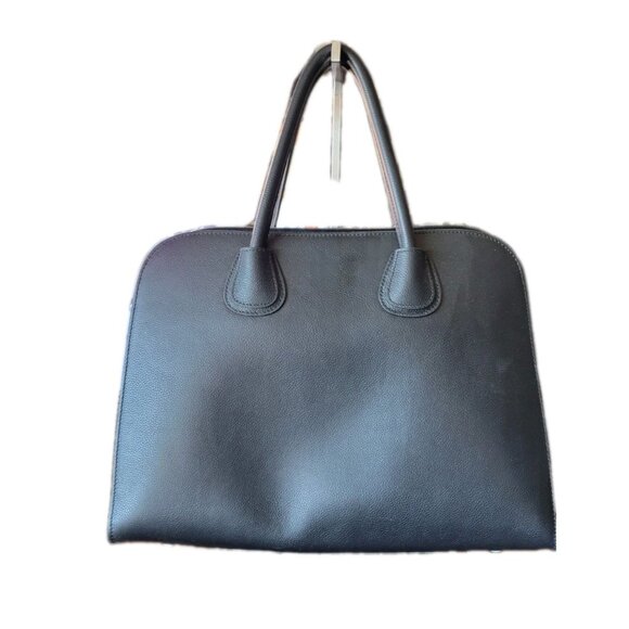 Moncrief Robbie Black Italian Leather Large Bag - Picture 2 of 8